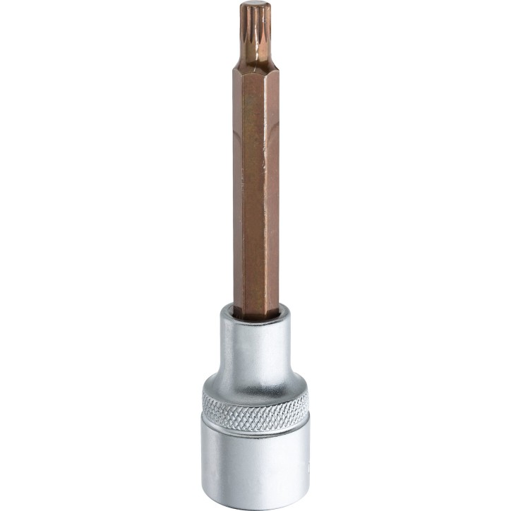 Końcówka Spline na nasadce 1/2", M6 x 100 mm Końcówka Spline na nasadce 1/2", M6 x 100 mm