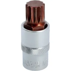 Końcówka Spline na nasadce 1/2", M16 x 55 mm