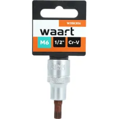 Końcówka Spline na nasadce 1/2", M6 x 55 mm