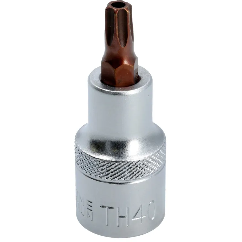 Końcówka Torx na nasadce 1/2", TT40 x 55 mm Końcówka Torx na nasadce 1/2", TT40 x 55 mm