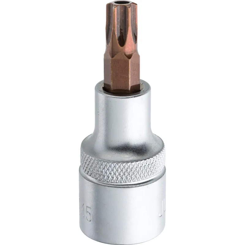 Końcówka Torx na nasadce 1/2", TT45 x 55 mm Końcówka Torx na nasadce 1/2", TT45 x 55 mm