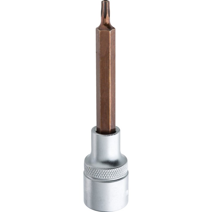 Końcówka Torx na nasadce 1/2", TT20 x 100 mm Końcówka Torx na nasadce 1/2", TT20 x 100 mm