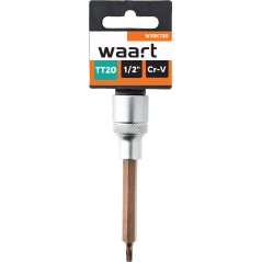 Końcówka Torx na nasadce 1/2", TT20 x 100 mm