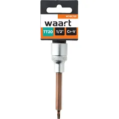 Końcówka Torx na nasadce 1/2", TT20 x 100 mm
