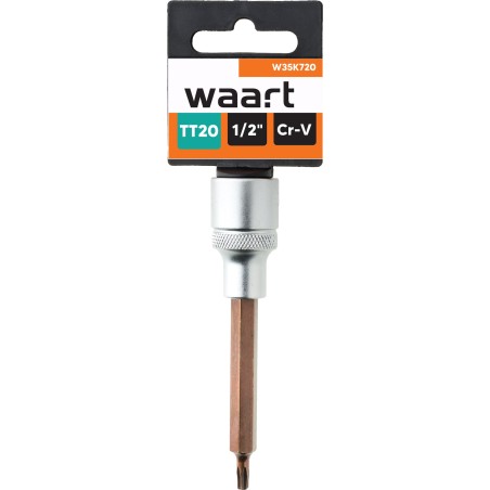 Końcówka Torx na nasadce 1/2", TT20 x 100 mm