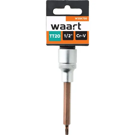 Końcówka Torx na nasadce 1/2", TT20 x 100 mm