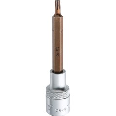 Końcówka Torx na nasadce 1/2", TT25 x 100 mm