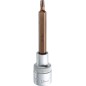Końcówka Torx na nasadce 1/2", TT25 x 100 mm