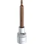 Końcówka Torx na nasadce 1/2", TT25 x 100 mm