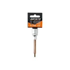 Końcówka Torx na nasadce 1/2", TT25 x 100 mm