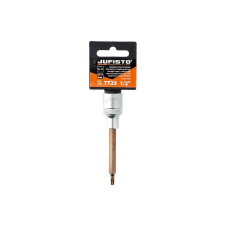 Końcówka Torx na nasadce 1/2", TT25 x 100 mm