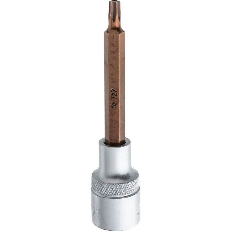 Końcówka Torx na nasadce 1/2", TT27 x 100 mm