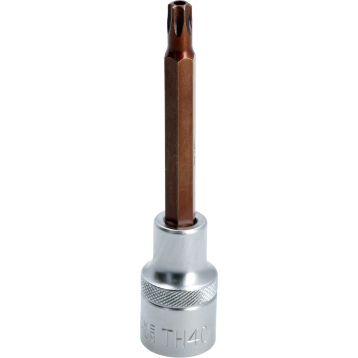 Końcówka Torx na nasadce 1/2", TT40 x 100 mm Końcówka Torx na nasadce 1/2", TT40 x 100 mm