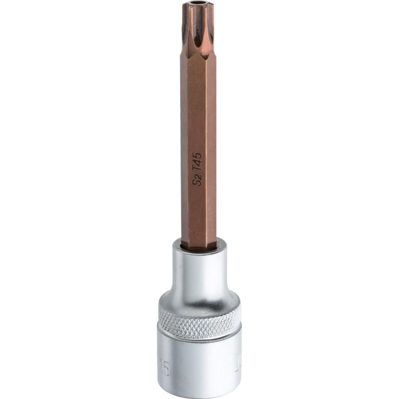 Końcówka Torx na nasadce 1/2", TT45 x 100 mm
