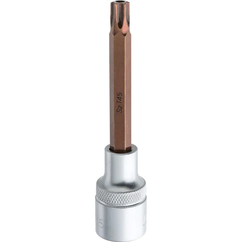 Końcówka Torx na nasadce 1/2", TT45 x 100 mm Końcówka Torx na nasadce 1/2", TT45 x 100 mm