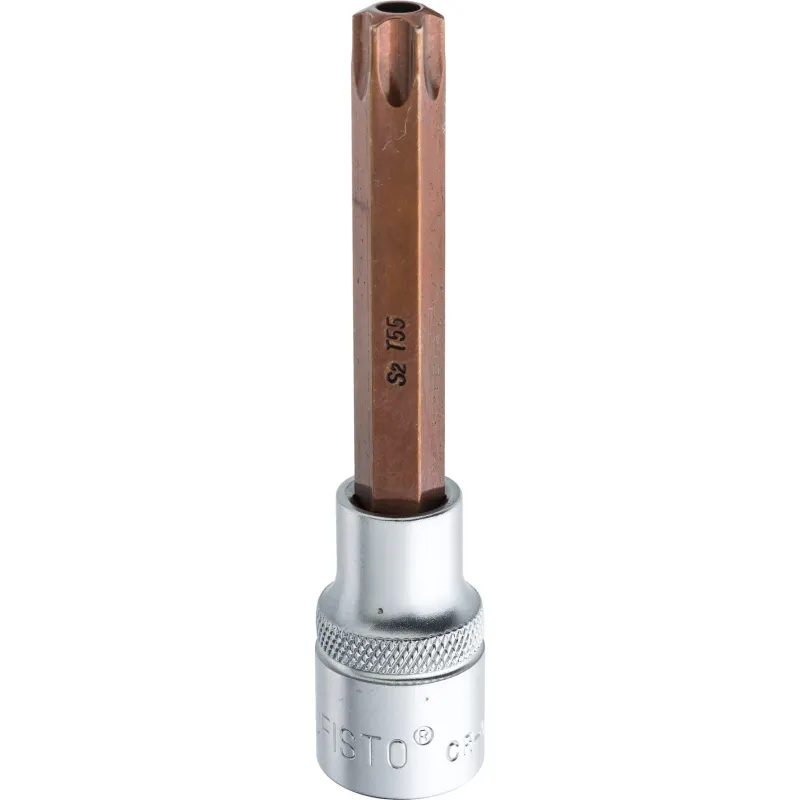 Końcówka Torx na nasadce 1/2", TT55 x 100 mm Końcówka Torx na nasadce 1/2", TT55 x 100 mm
