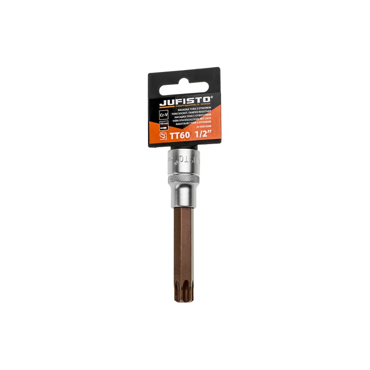 Końcówka Torx na nasadce 1/2", TT60 x 100 mm Końcówka Torx na nasadce 1/2", TT60 x 100 mm