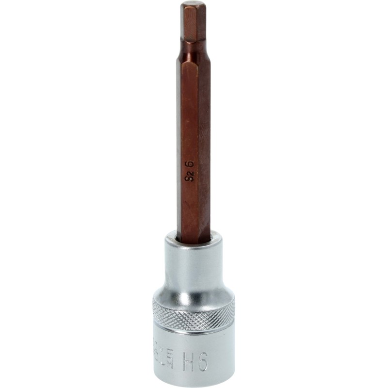 Końcówka sześciokątna na nasadce 1/2", H6 x 100 mm