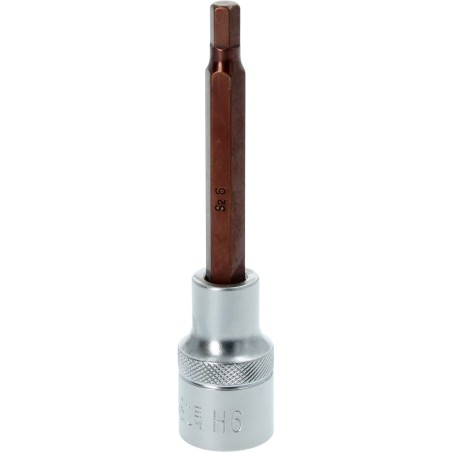 Końcówka sześciokątna na nasadce 1/2", H6 x 100 mm