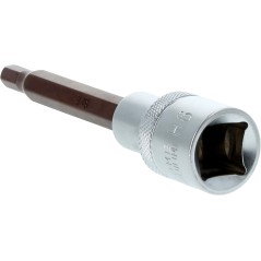 Końcówka sześciokątna na nasadce 1/2", H6 x 100 mm