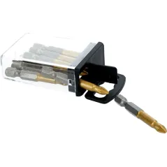 Końcówki wkrętakowe PH2 x 50 mm, tytanowana, 10 szt.