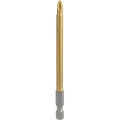 Końcówka wkrętakowa PH2 x 100 mm, tytanowana