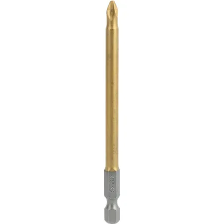 Końcówka wkrętakowa PH2 x 100 mm, tytanowana