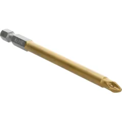 Końcówka wkrętakowa PH2 x 100 mm, tytanowana