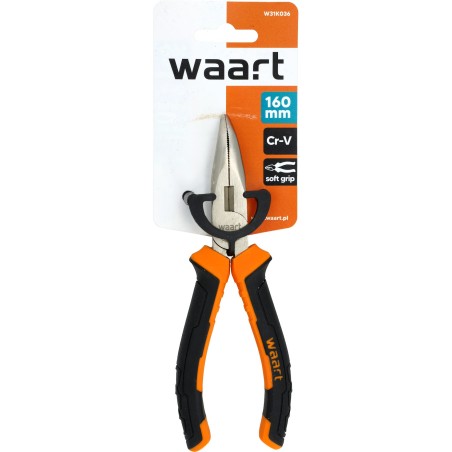 Szczypce wydłużone wygięte 160 mm