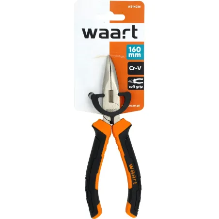Szczypce wydłużone wygięte 160 mm