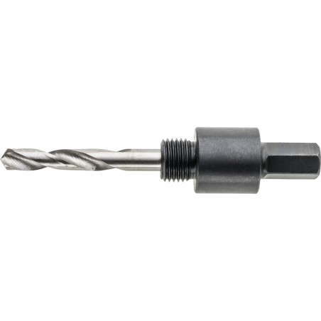 Adapter z wiertłem prowadzącym do otwornic Bimetalowych o śr. 14-30 mm, uchwyt HEX
