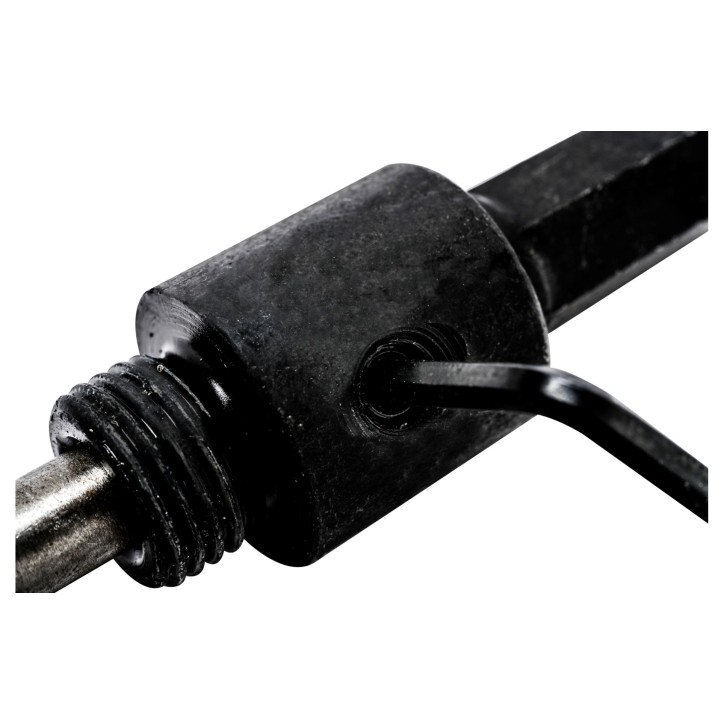 Adapter z wiertłem prowadzącym do otwornic Bimetalowych o śr. 14-30 mm, uchwyt HEX