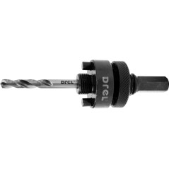 Adapter z wiertłem prowadzącym do otwornic Bimetalowych o śr. 32-152 mm, uchwyt HEX