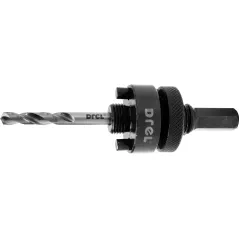 Adapter z wiertłem prowadzącym do otwornic Bimetalowych o śr. 32-152 mm, uchwyt HEX