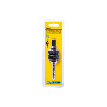 Adapter z wiertłem prowadzącym do otwornic Bimetalowych o śr. 32-152 mm, uchwyt HEX