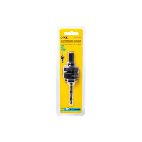 Adapter z wiertłem prowadzącym do otwornic Bimetalowych o śr. 32-152 mm, uchwyt HEX