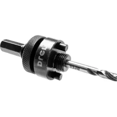 Adapter z wiertłem prowadzącym do otwornic Bimetalowych o śr. 32-152 mm, uchwyt HEX