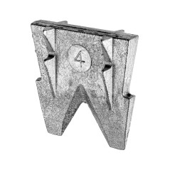 Kliny do siekier i młotków nr. 4, metalowe, 3 szt.