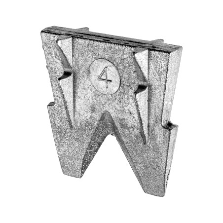 Kliny do siekier i młotków nr. 4, metalowe, 3 szt.