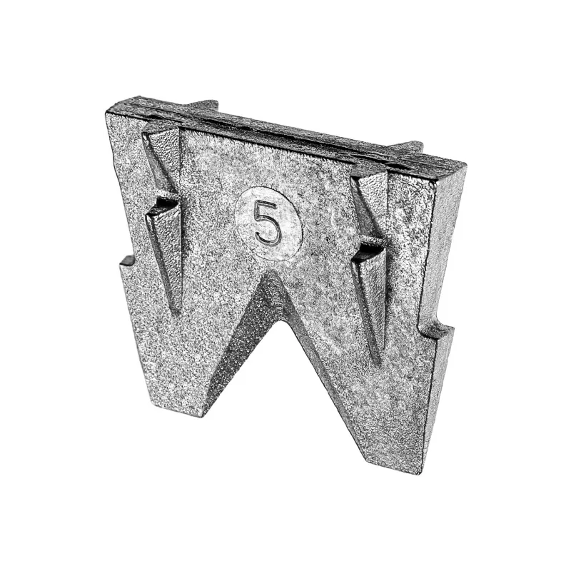 Kliny do siekier i młotków nr. 5, metalowe, 3 szt.