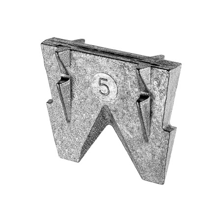Kliny do siekier i młotków nr. 5, metalowe, 3 szt.