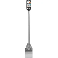 Dłuto płaskie 18 x 400 mm, z płytką wykonaną ze stali Hadfielda 100 x 75 mm, uchwyt SDS-max