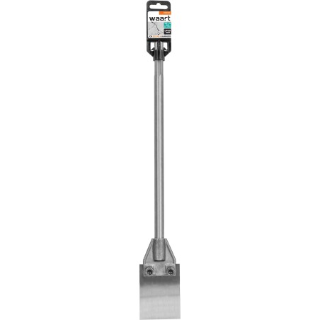 Dłuto płaskie 18 x 400 mm, z płytką wykonaną ze stali Hadfielda 100 x 75 mm, uchwyt SDS-max