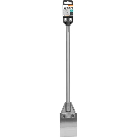 Dłuto płaskie 18 x 400 mm, z płytką wykonaną ze stali Hadfielda 100 x 75 mm, uchwyt SDS-max