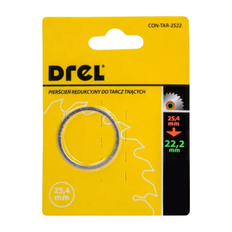 Pierścień redukcyjny do tarcz 25.4/22.2 mm