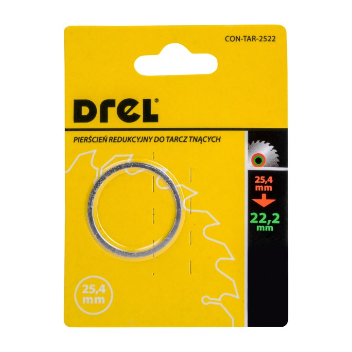 Pierścień redukcyjny do tarcz 25.4/22.2 mm Pierścień redukcyjny do tarcz 25.4/22.2 mm