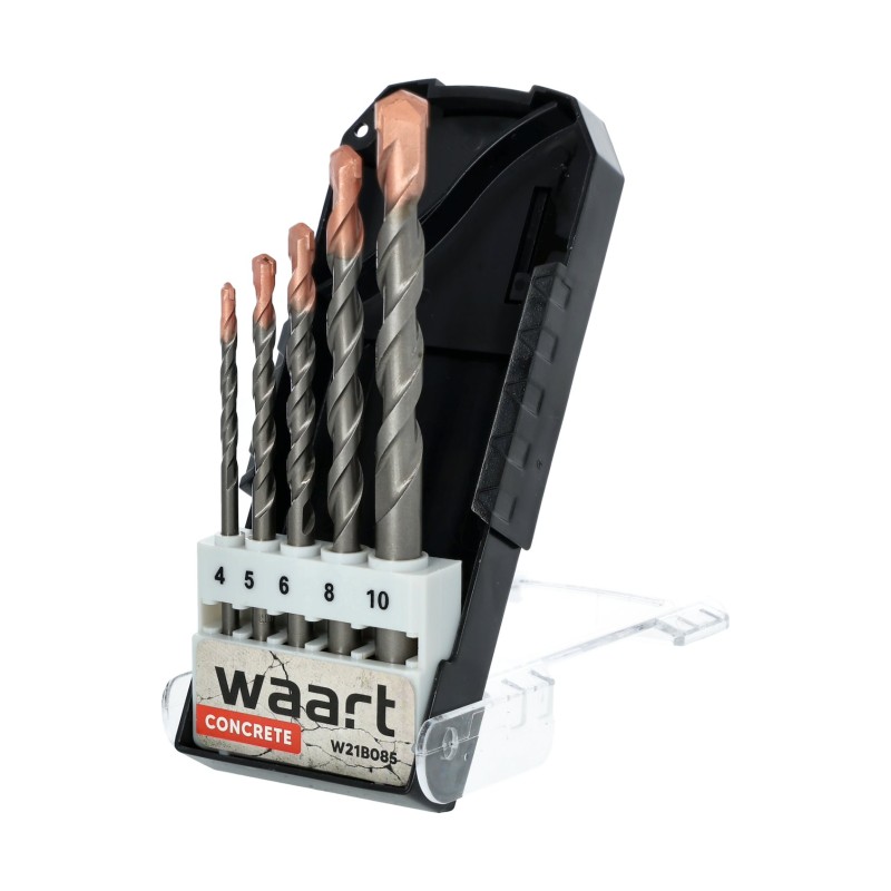 Zestaw wierteł do betonu 4.0-10.0 mm, 5 szt., Prodrill