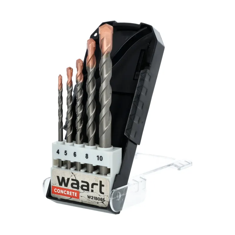 Zestaw wierteł do betonu 4.0-10.0 mm, 5 szt., Prodrill Zestaw wierteł do betonu 4.0-10.0 mm, 5 szt., Prodrill