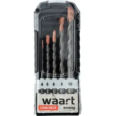 Zestaw wierteł do betonu 4.0-10.0 mm, 5 szt., Prodrill