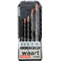 Zestaw wierteł do betonu 4.0-10.0 mm, 5 szt., Prodrill